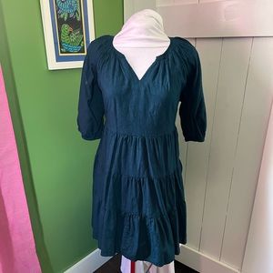 Mid-length Green Dress